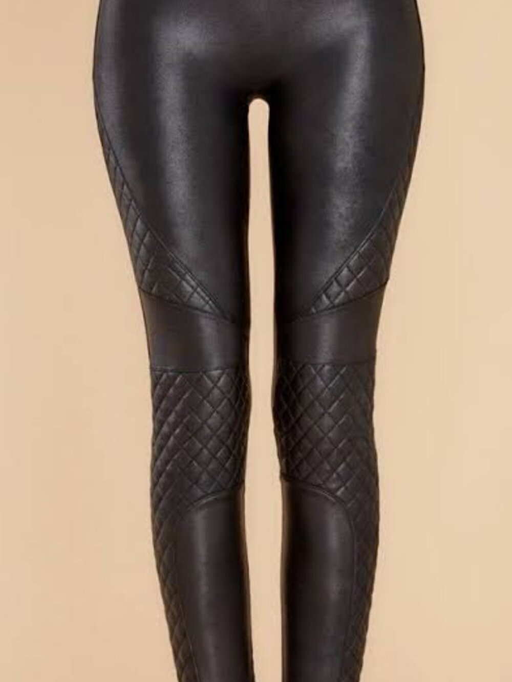 SPANX Quilted Moto Leggings